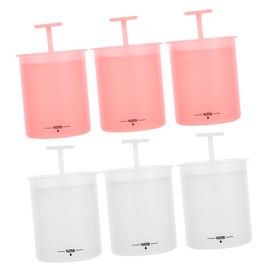 OHPHCALL 6pcs Facial Foamer Face Wash Foam Maker Wash Bubble Moisturizer Skin Care Foaming Bottle Skincare Tool Hand Soap Container Household Pp Travel Hand Tools