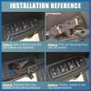 A ABSOPRO 5 Pins Car Power Window Door Electric Switch