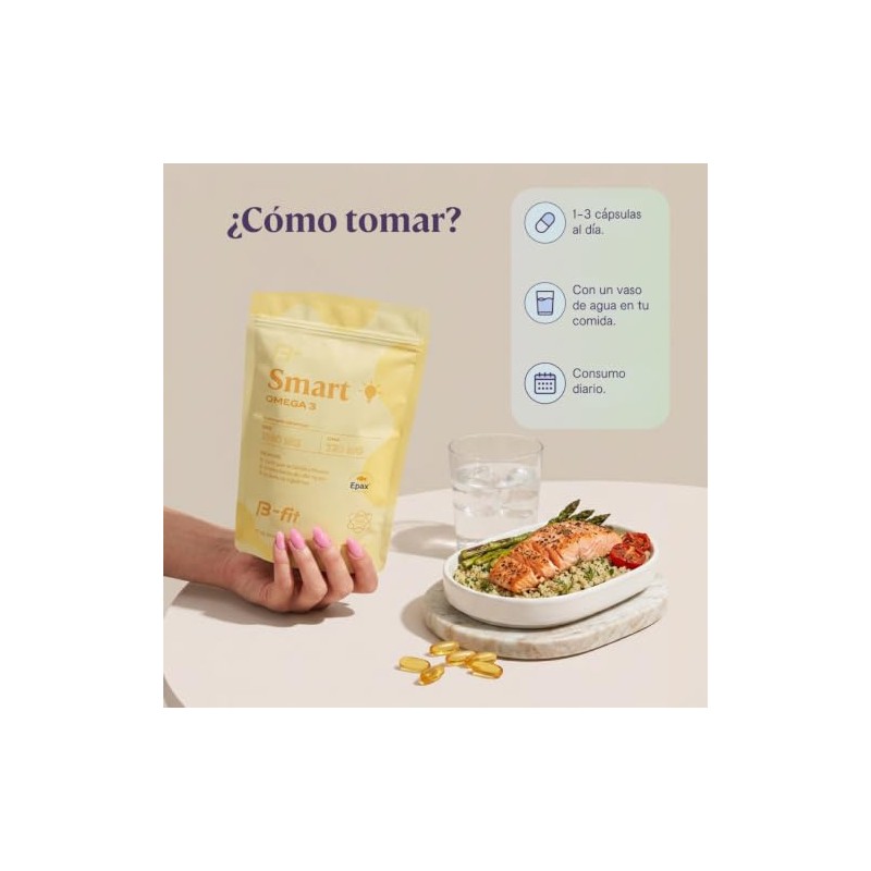 B-FIT Omega 3 1800 mg Ácidos Grasos - 1080 EPA