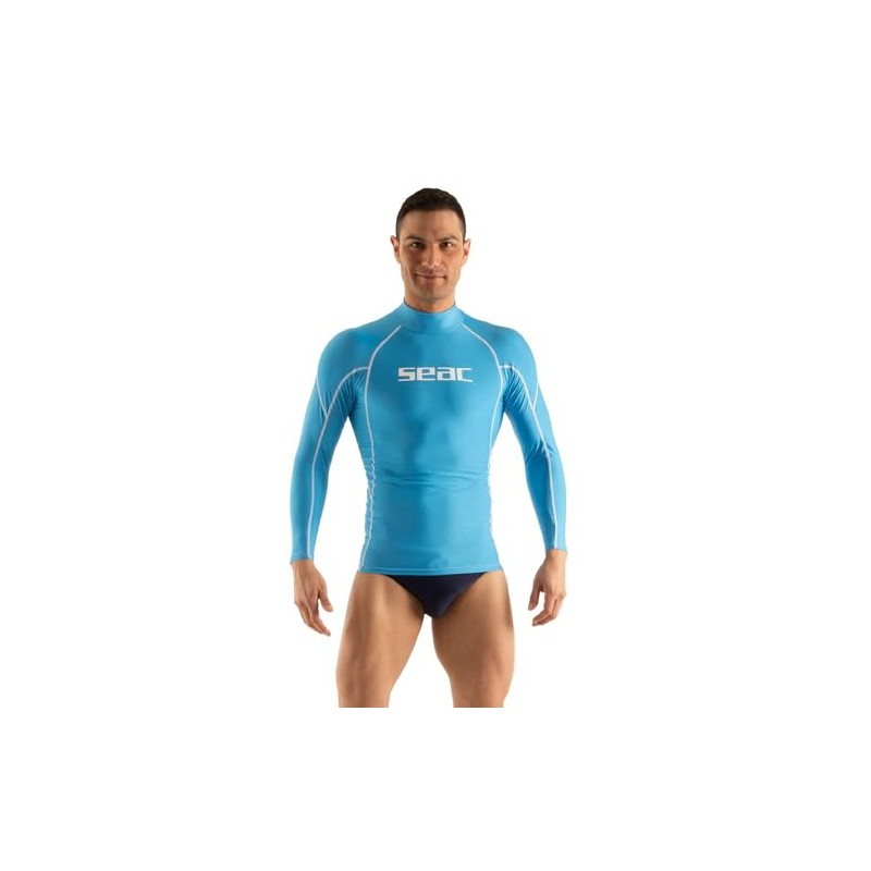 SEAC Men's Raa Long Evo Vest, Blue, Large