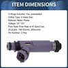 INFINAUTO Fuel Injector, Engine Fuel Injection Nozzle No.BP6D-13-250A for Mazda