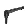 sourcing map 1Pcs M8 x 20mm Adjustable Knobs Handle Male