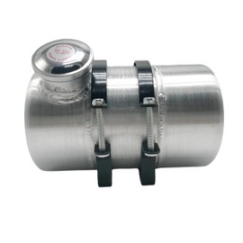 JSD AUTO PARTS 1 Gallon Fuel Tank 6'' x 10" 1/4 NPT Outlet End Fill Spun Aluminum Gas Tank for motorbike,mini bike,go kart
