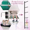 Retyion Yoga Mat Holder Wall Mount Yoga Mat Storage Holder