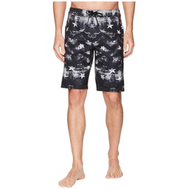O'Neill Men's 20 Inch Outseam Hyperfreak Stretch Swim Boardshort, Black/Independence, 28