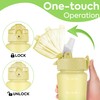 OLDLEY 450ml/15oz Kids Water Bottle with Straw Childrens Boys Girls