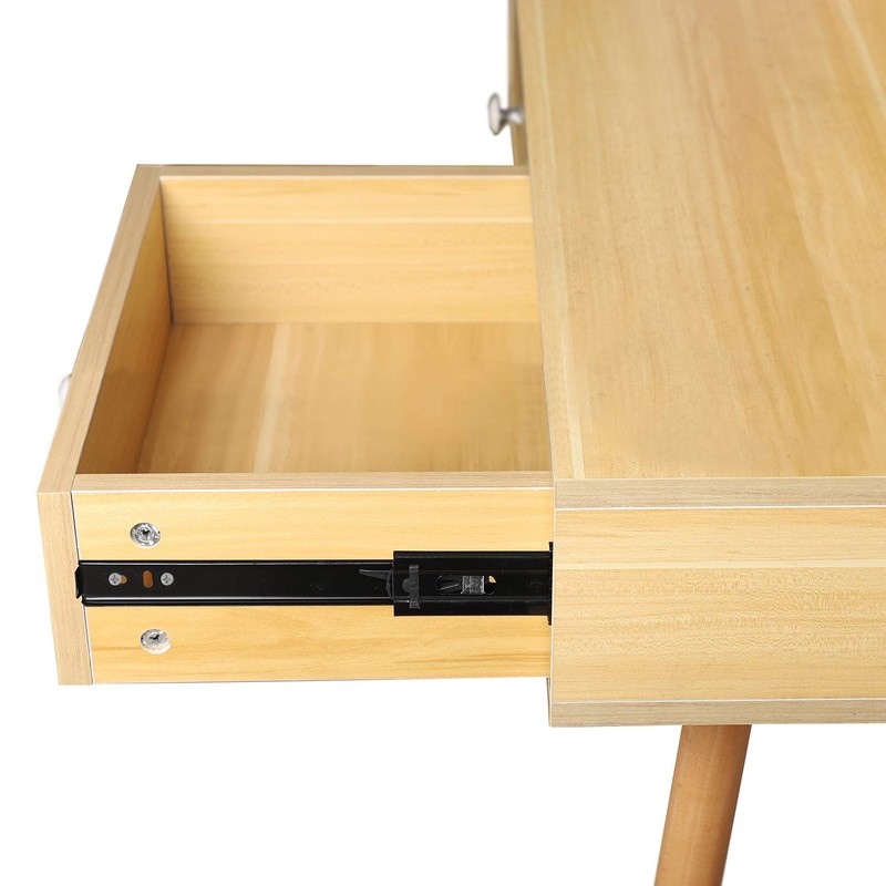 KINJOEK 2 Pair 14 Inch Drawer Slide, Heavy Duty Ball