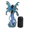 Ebros Gift Aqua Water Elemental Fairy Naiad Goddess Statue 12"