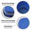 Ramddy 2 Pack 18 Quart Deep Wash Basin, Blue Dish