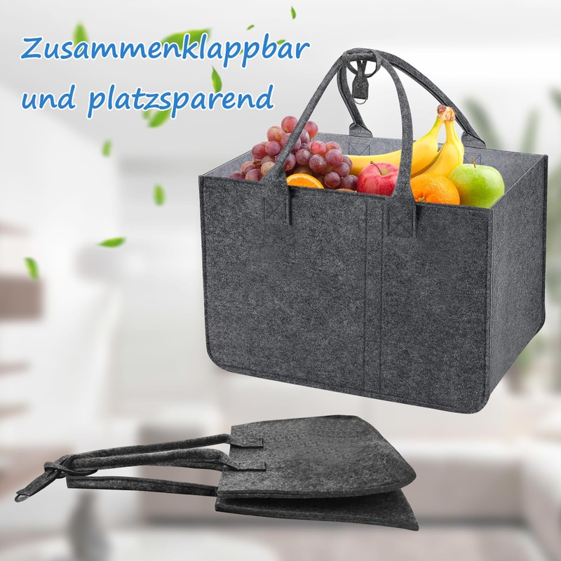 Felt Shopping Bag, Felt Handbag, Foldable Felt Bags, Shopper, Shopping
