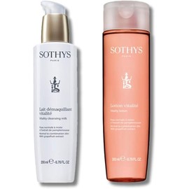 SOTHYS Vitality Cleansing Milk & Toner Set, Grapefruit Extract