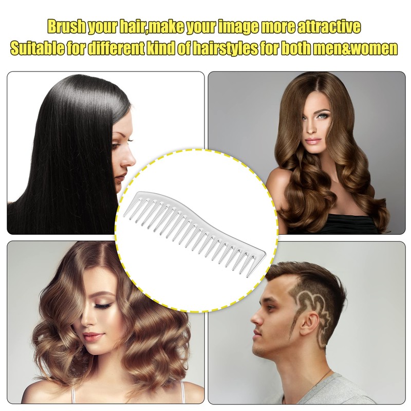 VOCOSTE Wide Tooth Hair Comb Multifunctional Tangle Free Dressing Comb
