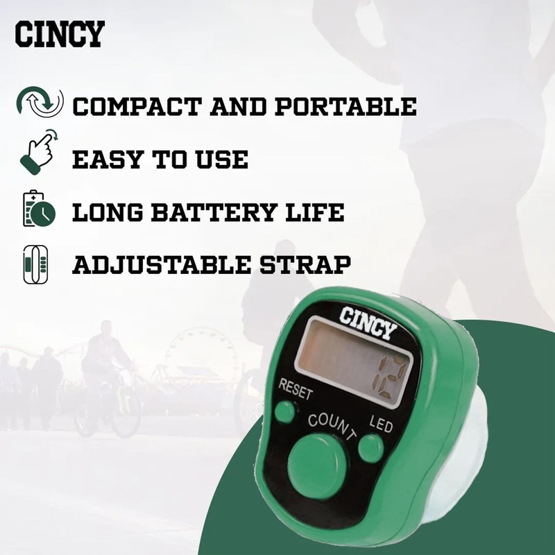 CINCY Click Counter with led Multi Color (Green)