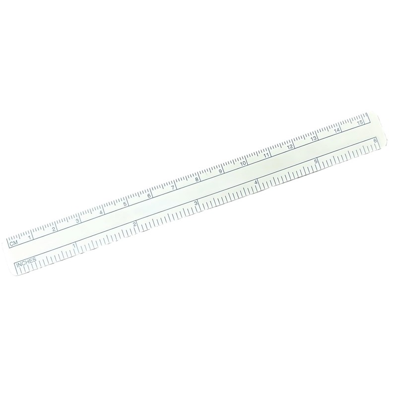 Plastic Wound Measuring Ruler 6 Inch Wound Measuring Guide for