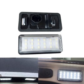 GOFORJUMP White Car LED Number License Plate Light Kit For L/exus LX470 GX470 T/oyota Land C/ruiser 120 P/rado Land C/ruiser 200