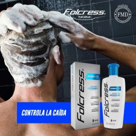 Folcress Xpert Shampoo Anticaida Para Hombres 250 Ml                                                                                                  