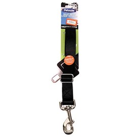 Petmate 11483 Seat Belt Loop Tether for Pets, Medium/Large, Black