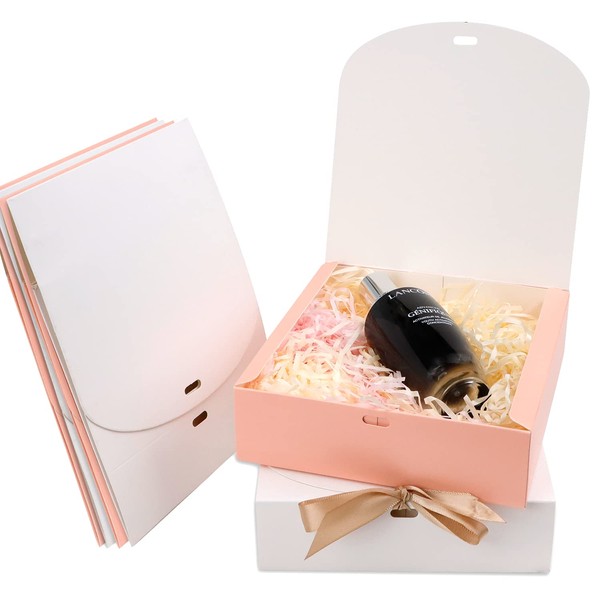 24PCS Chostky Present Kraft Paper Gift Boxes with Lids -