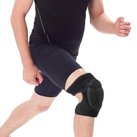 Knee Pads with EVA Sponge & Silicone Grip, Breathable Volleyball Kneepad, Lightweight, Shock-Absorbing Sports Knee Sleeves for Dance, Yoga, Ballet, Gy