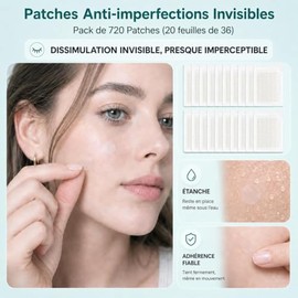 MYDEAR 360pcs Parches para Acn, Parches Hidrocoloides para Espinillas, Calcomanas Ultra Finas para Cara y Piel, Tratamiento Antiimperfecciones con... 