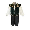 Artemisia Designs Men's Renaissance Doublet 3 Pc Costume, Ren Faire,