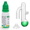 Hygger CO2 Nano Drop Checker with Solution for CO2 Aquarium,