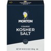 Morton Salt Kosher Salt, Coarse, 3 Pound (Pack of 4)