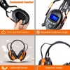 GARDTECH Ear Defenders, Noise Cancelling Headphones with Bluetooth MP3 FM