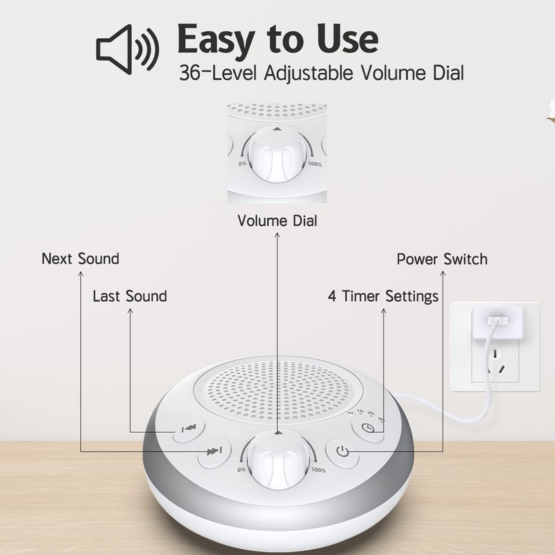 Loud Pink Noise Machine Sleep Machine Nostop 30 Soothing Sounds
