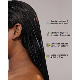 MOXIE BEAUTY (Just-The-Essentials Wavy Trio) - Gentle Cleansing Shampoo -200 ml Ultra Hydrating Conditioner - 175 ml & Weightless Leave In Conditioner 120 ml