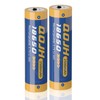 QOJH 18650 Rechargeable Battery 3.7Volt 18650 Button Top Lithium Batteries