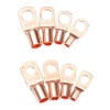Kuzavtye 240Pcs Battery Cable Lugs Eyelets Copper Ring Terminals Welding