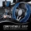 WOCOCN 2pcs Car Steering Wheel Cover,Anti-Skid Carbon Fiber Steering Wheel