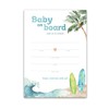 Baby on Board Invitations — Pack of 25 — Surf