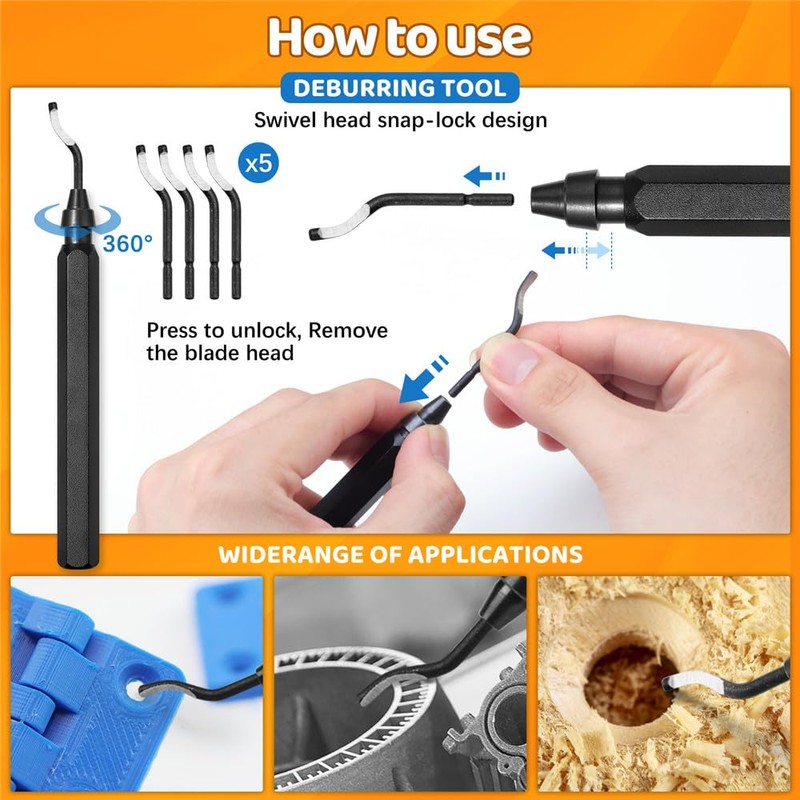 50Pcs 3D Printer Tool Kit & Accessories for All FDM/SLA