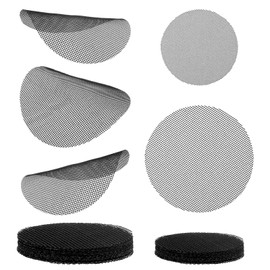 2" 4" Flower Pot Hole Mesh Pad Rounds Drainage Hole Polyethylene Round Bonsai Mesh Drainage Screens Pot Substrate Barrier Bonsai Bottom Grid Mat for Garden Potted Plants Prevent Soil Loss, 50pcs