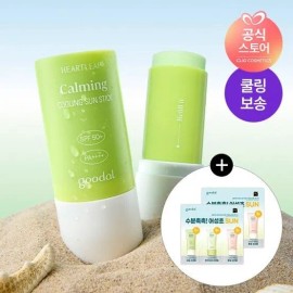 goodall Clear Houttuynia cordata soothing cooling sun stick 19g [Thanksgiving] Soothing hydrating sun cream + mineral sunscreen + sun serum 1ml 3 types sachet *2EA FREE / 맑은 어성초 진정 쿨링 선스틱 19g [사은] 진정수분선크림+무기자차선크림+선세럼 1ml 3종샤셰 *2EA FREE