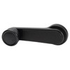 TRQ Metal Reinforced Front Window Crank Handle Set Black Driver