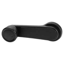 TRQ Metal Reinforced Front Window Crank Handle Set Black Driver & Passenger Side Compatible with 1986-1994 Nissan D21 1995-1997 Pickup