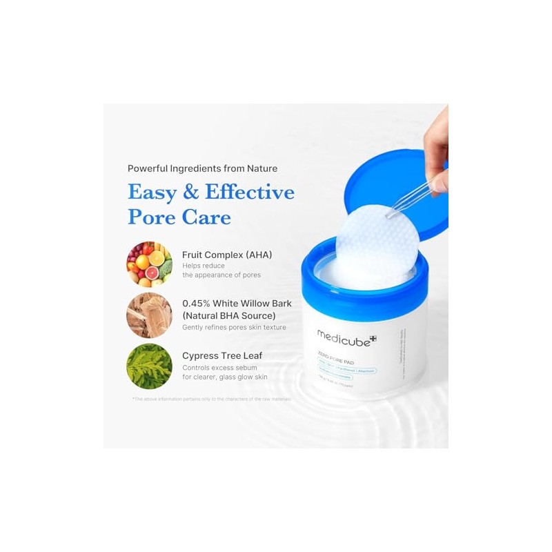 Medicube Zero Pore Pad 155 gramos Pads para piel grasa