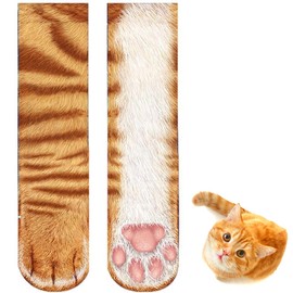 JMGDJMG Funny Christmas Gifts Novelty 3D Animal Paw Socks Crew Stocking Stuffers for Adult Teens girls Gag White Elephant Gifts