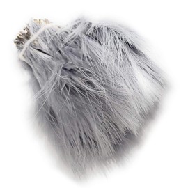 Creative Angler Strung Marabou Bird Feathers for Tying Fly Fishing Flies - Fly Tying Accessories - Perfect Choice for Tail & Wings and Easy to Tie On The Lure - Approximately 0.3 Ounces (Gray)