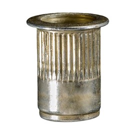 BoltmanShop Insert Nut M6-1.0 .7MM-4.2MM Grip Zinc & Yellow for GM (25pkg)