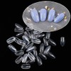 Sethexy Short Oval False Nails 500Pcs 10Sizes Full Cover Acrylic