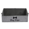 Brabtod Linen-Cotton Blend Dog Toy Basket and Dog Toy Box,