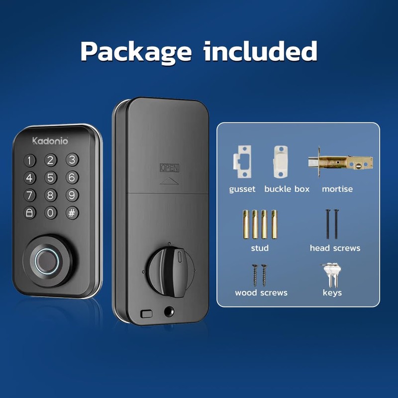 Keyless Entry Door Lock with Keypad - Smart Deadbolt Lock