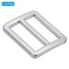 PATIKIL 25mm Tri-Glide Slide Buckles, 10 Pack Metal Webbing Strap