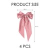 Pack of 4 Bow Hair Clips, Large Bow Hair Clips,