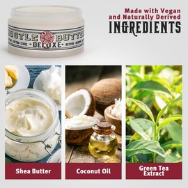 Hustle Butter  5oz Tattoo Balm For New & Older Tattoos - Safe While Healing - Moisturizes and Rejuvenates Tattoo Aftercare
