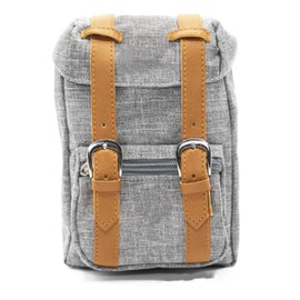 apott Cute Dog Backpack for Dogs to Wear Puppy Backpacks Adjustable Pet Self Carrier Bag with Poop Bag Dispenser for Hiking Daily Walking, Grey